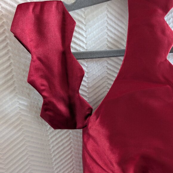 Imad Eduso Ife Silk Midi Dress Size 4 Wedding Guest Cocktail Party - Picture 5 of 11